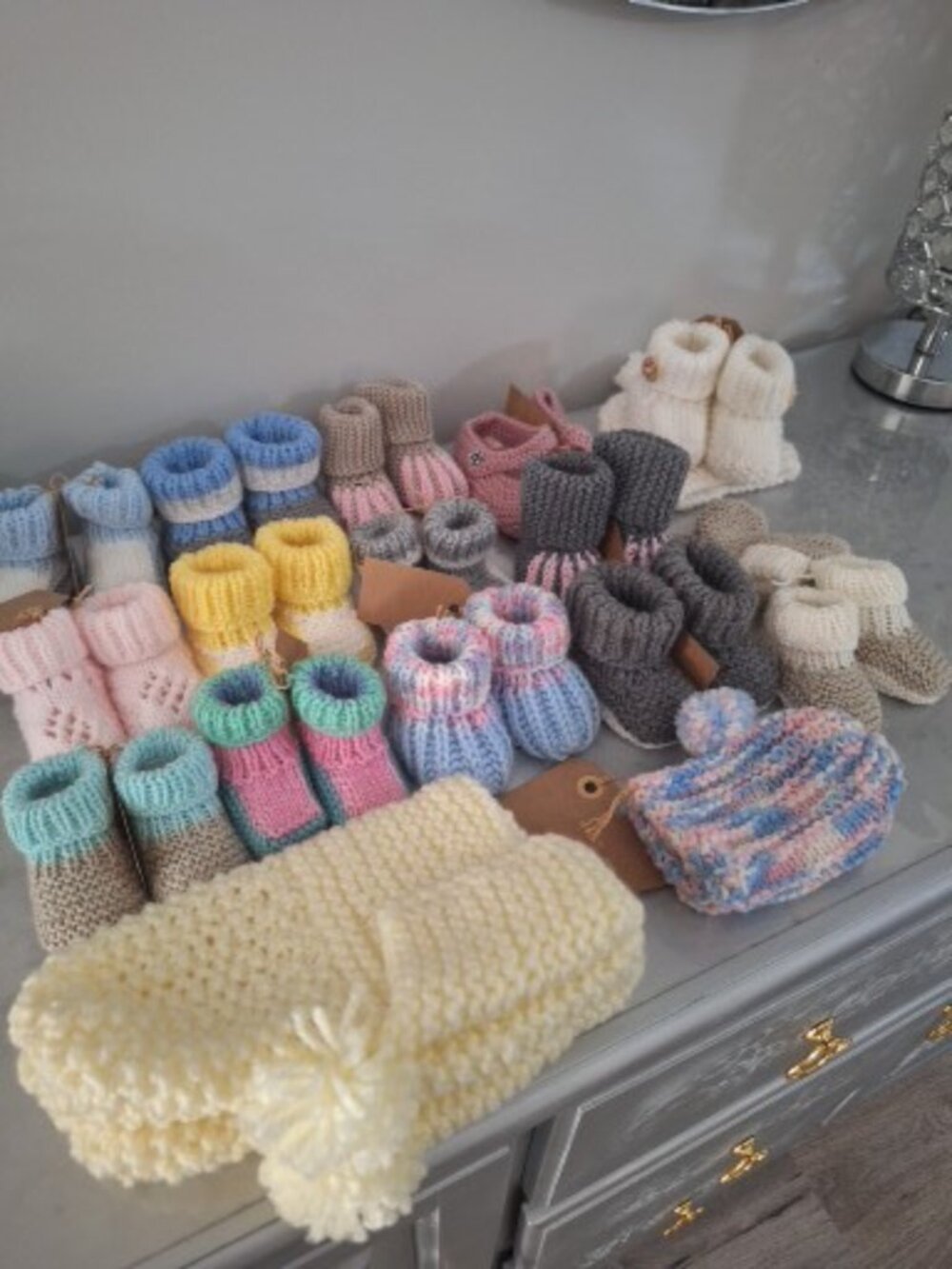 HANDMADE Knitted  Slippers (Lot)